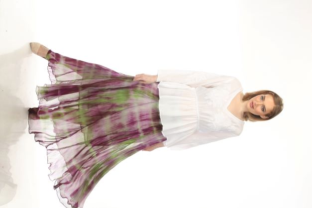 Ombray Skirt - Purple 1